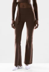 BUTTER Cheeky Infinite Hi Flare 30 Legging - RICH MOCHA BROWN