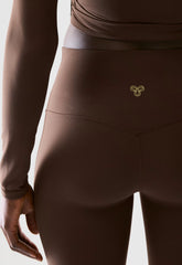 BUTTER Cheeky Infinite Hi Flare 30 Legging - RICH MOCHA BROWN