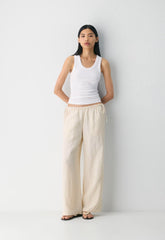 Artisan Pant - CruiseLinen™ - BYRD STRP NTRL ECR/OK