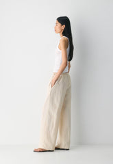 Artisan Pant - CruiseLinen™ - BYRD STRP NTRL ECR/OK
