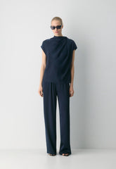 Archer Satin Pant - ADMIRAL