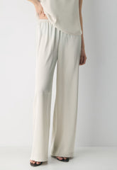 Archer Satin Pant - MATTE PEARL