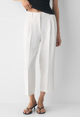 The Effortless Pant™ Cropped - Crepette™ - LIGHT BIRCH