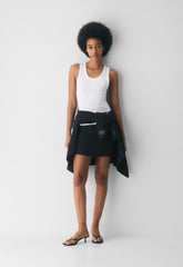 Classic Mini Skirt - Crepette™ - BLACK