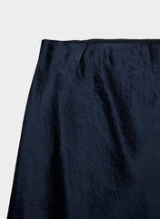 Slip Satin Maxi Skirt - ADMIRAL
