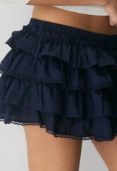 Theo Poplin Skort - ADMIRAL