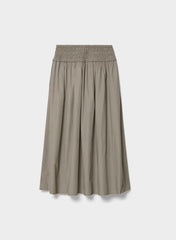 Vetiver Poplin Skirt - TURNER TAUPE
