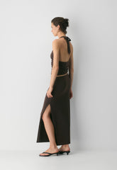 Smooth Matter™ Subscript Skirt - RICH MOCHA BROWN