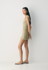 Daphne Skort - CruiseLinen™ - MARTINI OLIVE