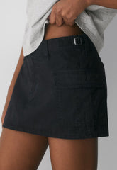 Bumper Cargo Skirt - LIVED-IN INK BLACK