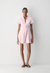 Intro Poplin Dress - VILLA PINK