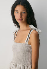 Golden Hour Linen Dress - UNDYED ECRU