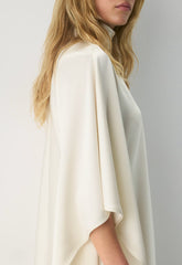 Fan Satin Dress - LIGHT BIRCH