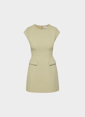 FigureKnit™ Priestly Dress - MARTINI OLIVE