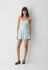 Gateau Dress - VILLA BLUE/PINK
