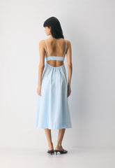 Encourage Poplin Cami Dress - VILLA BLUE