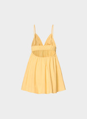 Encourage Poplin Mini Cami Dress - SUNGLOW YELLOW
