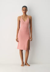Evie Midi Dress - KILN PINK