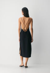 Grazie Cami Dress - Crepette™ - BLACK
