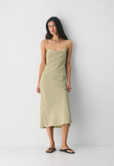 Grazie Cami Dress - Crepette™ - MARTINI OLIVE