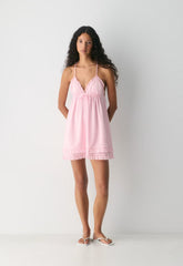 Belleville Dress - MILKSHAKE PINK