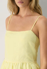 Duras Linen Dress - LEMONADE