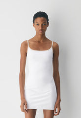Original Contour Swoop Cami Dress - BRGHT WHT/ MTRPLS TP