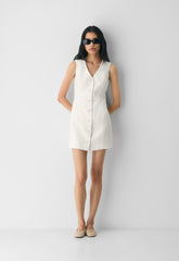 Aria Dress - PowerLinen™ - LIGHT BIRCH