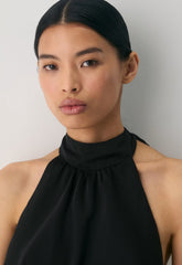 Posse Satin Dress - BLACK