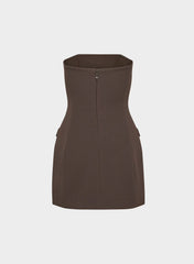 Figureknit™ Gigi Dress - RICH MOCHA BROWN