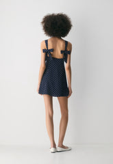 Dollop Dress - ADMIRAL/WHITE