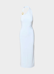 Smooth Matter™ Shadowplay Halter Dress - MIDY BLUE/GOLD