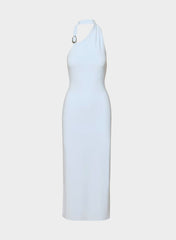 Smooth Matter™ Shadowplay Halter Dress - MIDDAY BLUE / SILVER