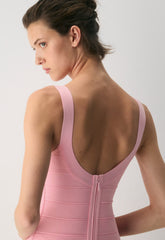 Antigua Dress - MILKSHAKE PINK