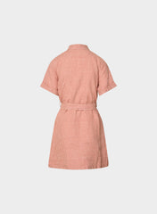 Eleta Linen Mini Dress - SRN CK MTPS TP/MNR TCT