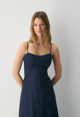 Barrafina Linen Dress - ADMIRAL