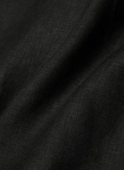 Whisper Linen Dress - BLACK