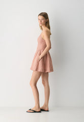 Technique Linen Mini Dress - SRN CK MTPS TP/MNR TCT