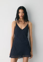 Priscilla Dress - ADMIRAL/WHITE