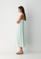 Emberlyn Dress - PALE AGV GR /PALE YLW