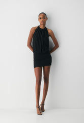 Smooth Matter™ Primary Halter Dress - BLACK