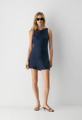 Biblio Silk Dress - ADMIRAL