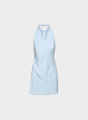 Audience Satin Mini Dress - VILLA BLUE