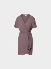 Wallace Dress - SMOKED EGGPLANT