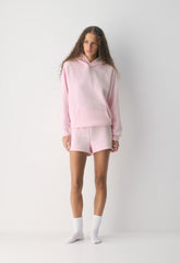 Cozy Sweatfleece Perfect Hi-Rise Mini Short - VILLA PINK