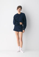 Cozy Sweatfleece Perfect Micro Short - ADMIRAL