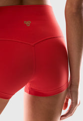 BUTTER Cheeky Hi-Rise 3 Short - CHERRYBOMB RED