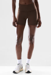 BUTTER Cheeky Hi-Rise 5 Short - RICH MOCHA BROWN