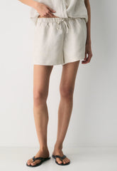 The Lodge Short™ Mini - CruiseLinen™ - UNDYED ECRU