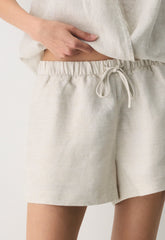 The Lodge Short™ Mini - CruiseLinen™ - UNDYED ECRU